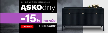 ASKO dny 15% na vše 10-12-8-2026