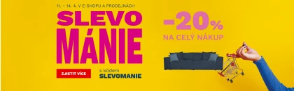 20 % Slevománie 11-14-4-2026