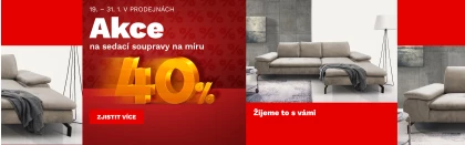 40 % na sedačky na míru 19-31-1-2026