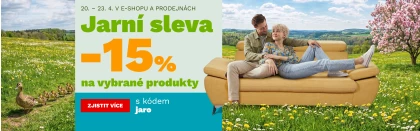 Jarní sleva 15 % 20-23-4-2026