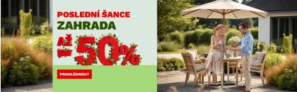 Zahrada v plném proudu - 50 %