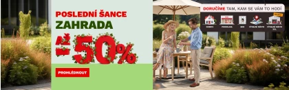 Zahrada v plném proudu - 50 %