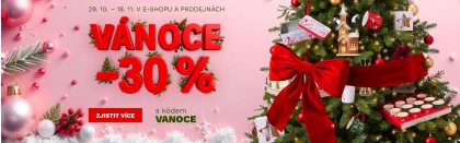 30 % na vánoční zboží 29.10. - 18.11.2026