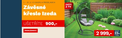 Závěsné křeslo IZEDA 1-31-3-2026