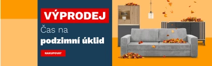 Podzimní úklid - VÝPRODEJ od 6.10.2025
