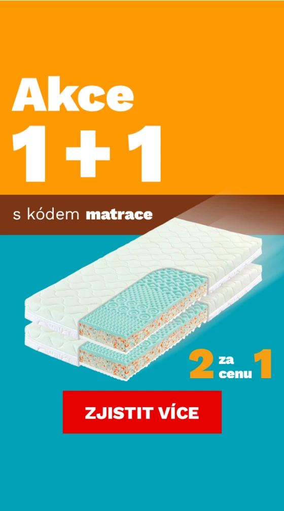 Matrace 1+1 zdarma 1-31-12-2025