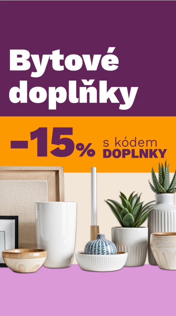 15 % na bytové doplňky 2-5-7-2026