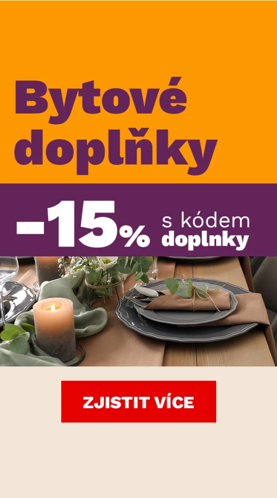 15 % na bytové doplňky 9-10-1-2026