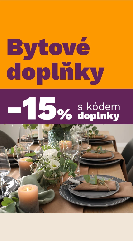 15 % na bytové doplňky 9-10-1-2026