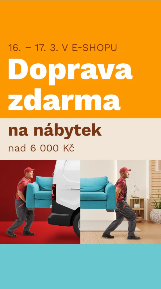 DOPRAVA ZDARMA nad 6000,- 16-17-3-2026