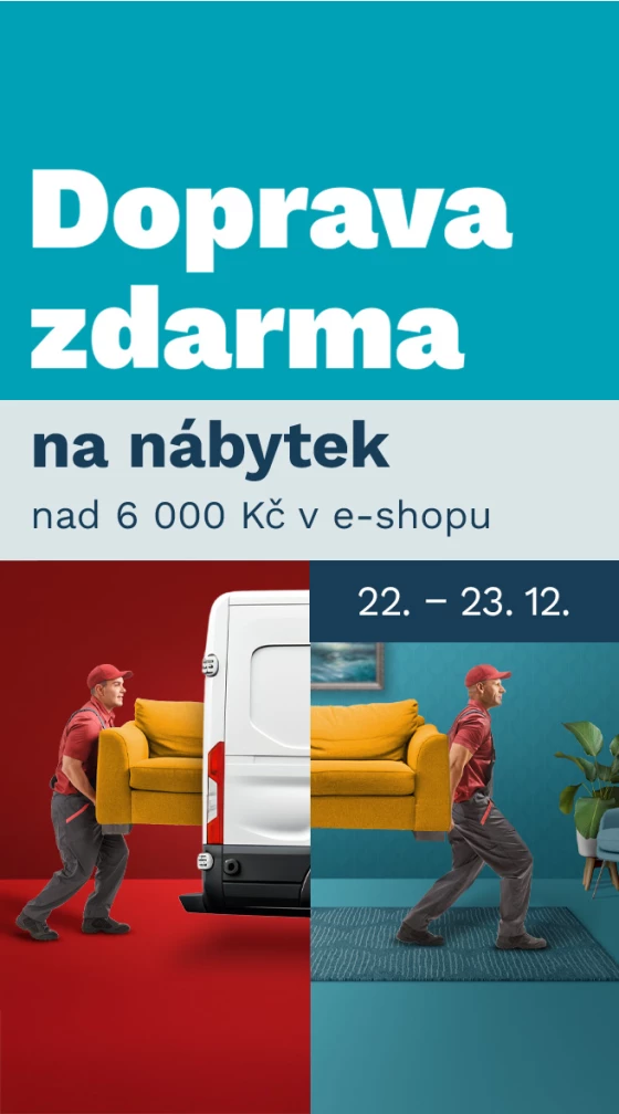 DOPRAVA ZDARMA nad 6000,- 22-23-12-2025