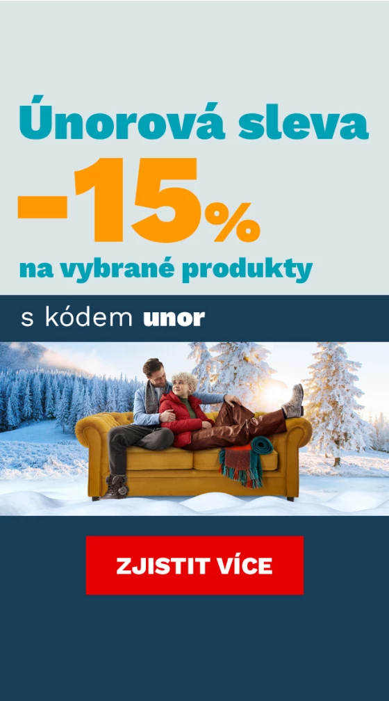 Únorová sleva 15% na vybrané produkty 23-26-2-2026