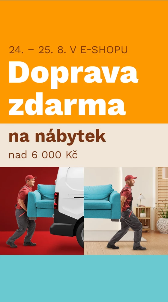 DOPRAVA ZDARMA nad 6000,- 24-25-8-2026