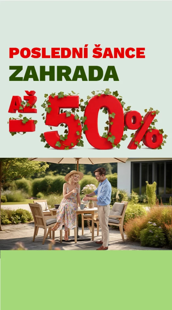Zahrada v plném proudu - 50 %