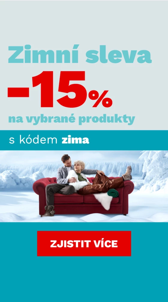 Zimní sleva 15 % na vybrané produkty 26-29-1-2026