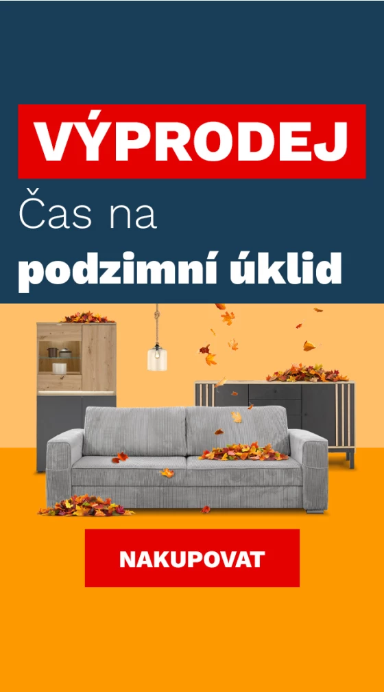 Podzimní úklid - VÝPRODEJ od 6.10.2025