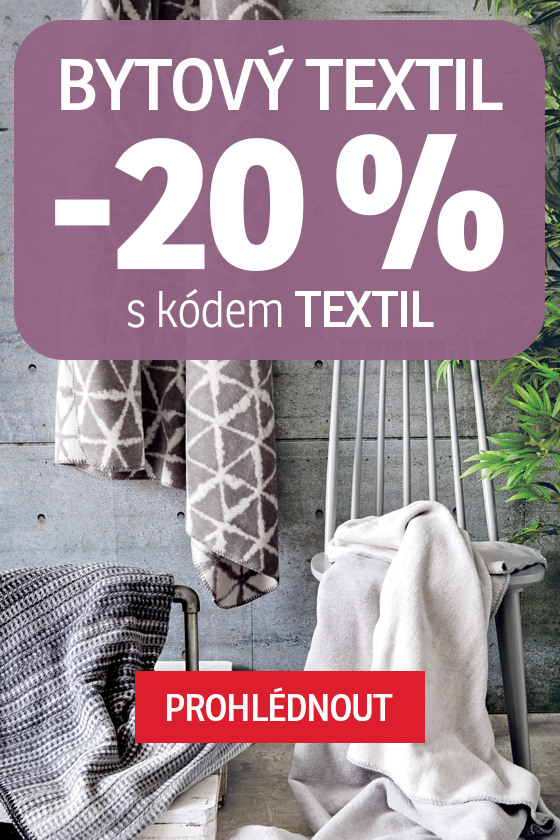 Reklamní banner - Bytový textil 20 %