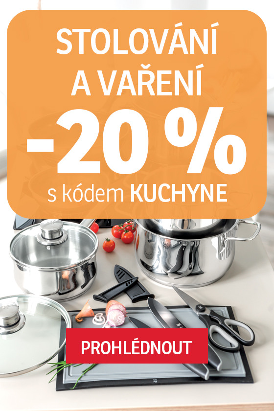 Reklamní banner - stolování a vaření 20 %