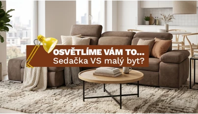 Vybíráme sedací soupravu do malého bytu
