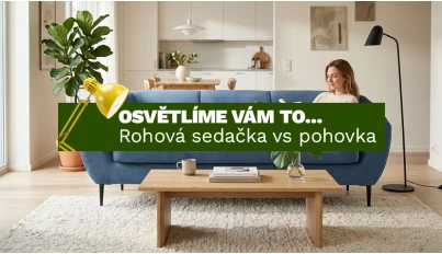 Rohová sedačka nebo klasická pohovka?