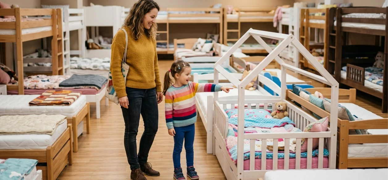 Jak vybrat první velkou postel pro dítě?