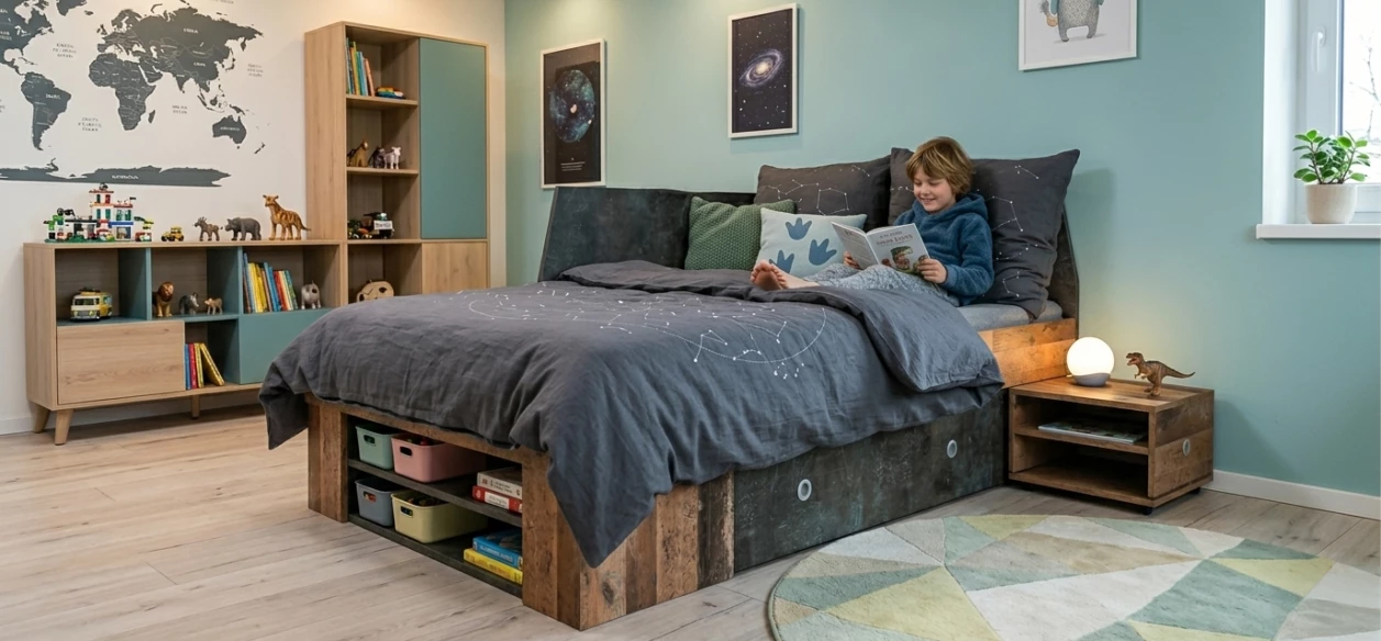 Jak vybrat první velkou postel pro dítě?