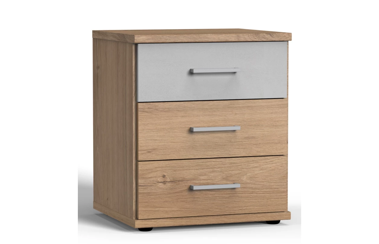 Šatní skříň bez zrcadla Click, 91 cm, bílá/dub sonoma 15