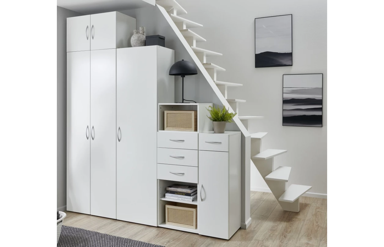 Skříň na pračku Multiraum, 70 cm, bílá 5