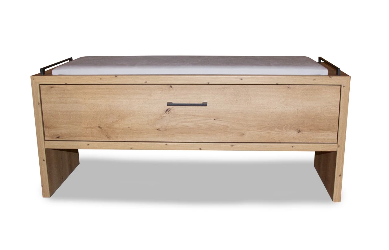 Sada 2 ks osvětlený panel k nočnímu stolku Kanada, dub bianco