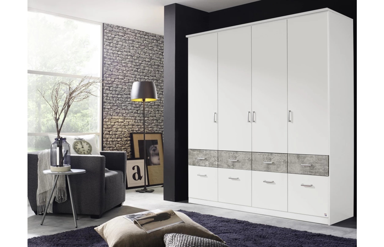 Šatní skříň Bremen, 91 cm, dub san remo