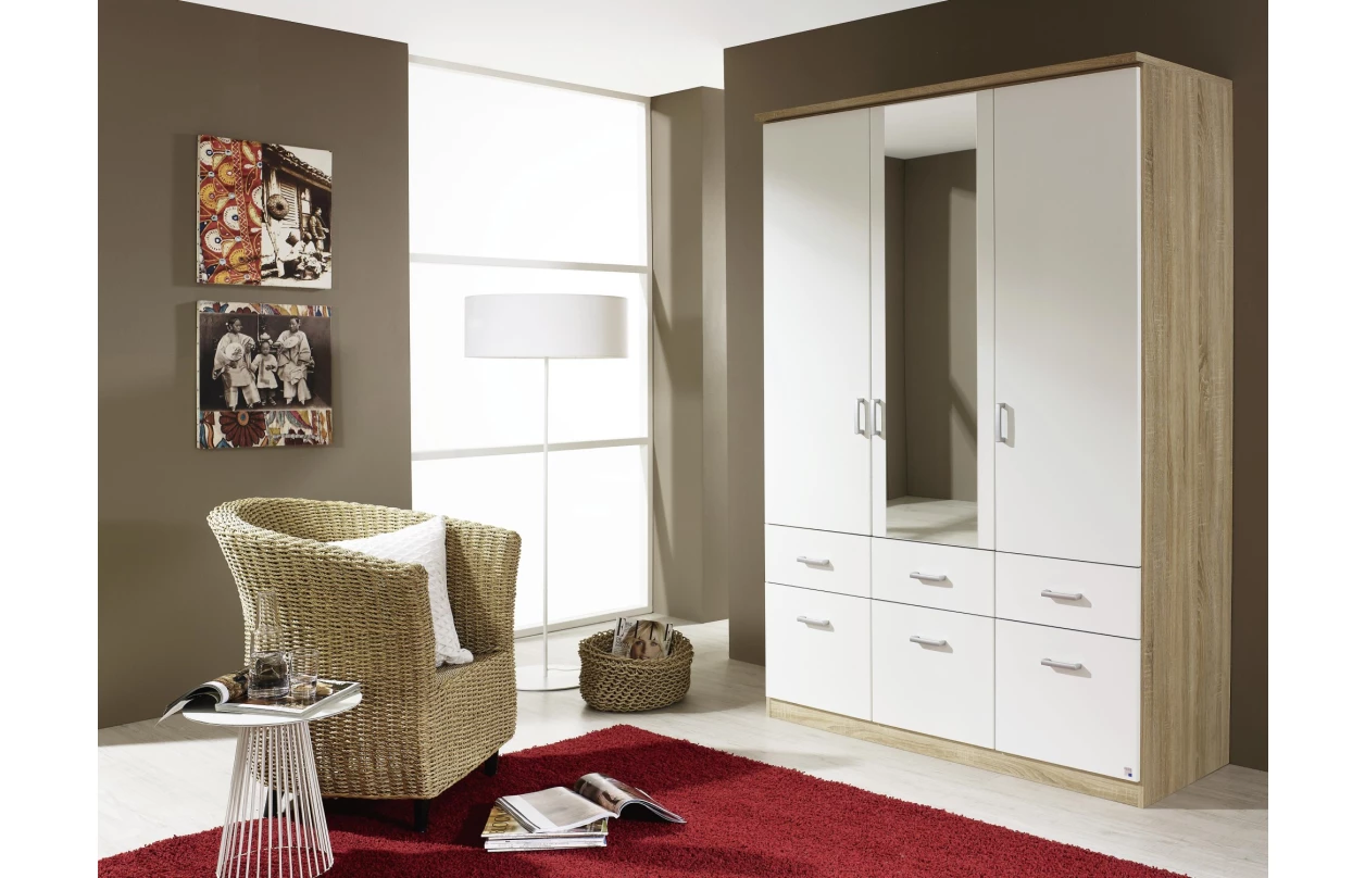 Šatní skříň Bremen, 91 cm, dub san remo