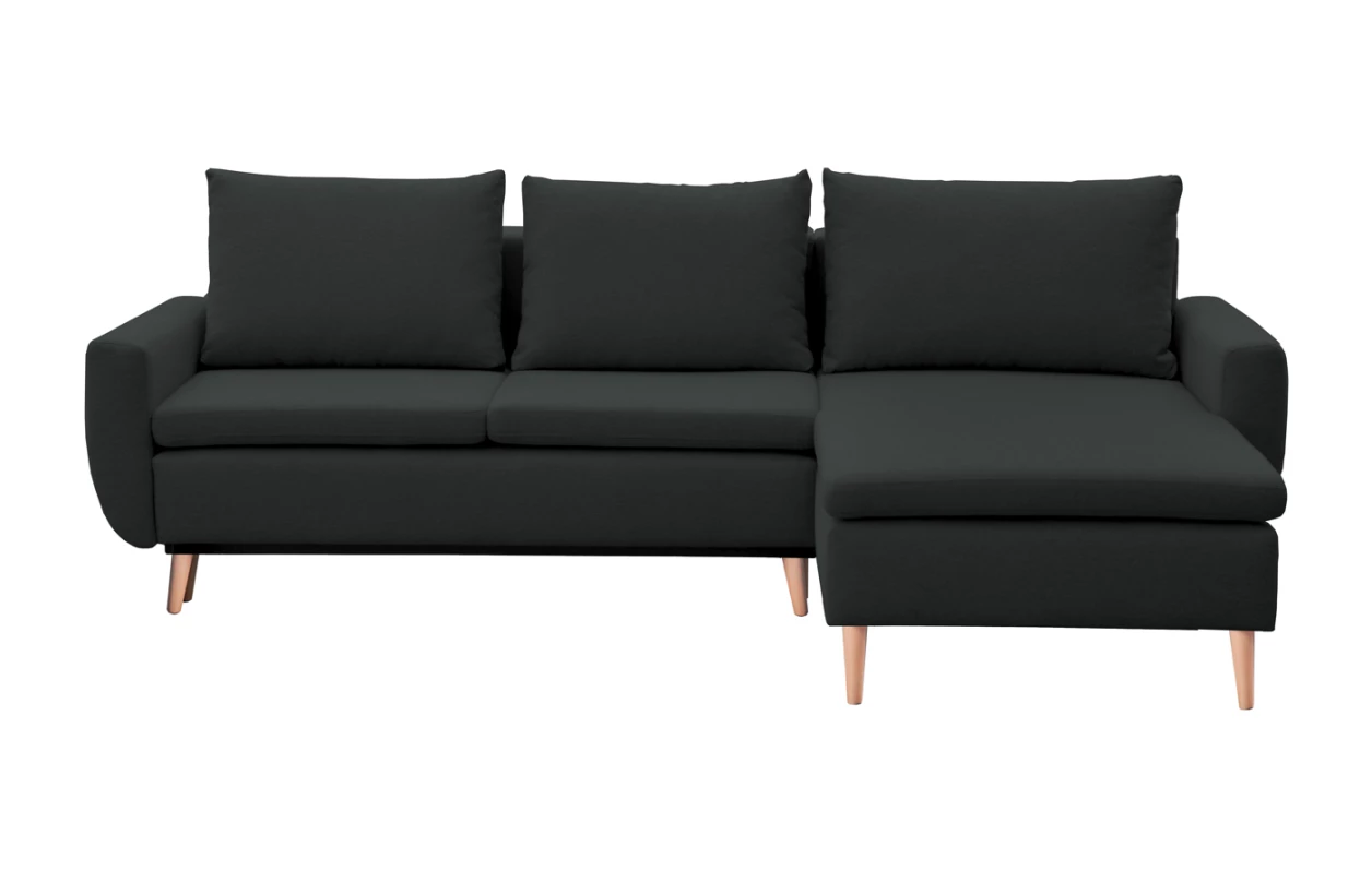 Rohová sedací souprava Enjoy, žlutá látka