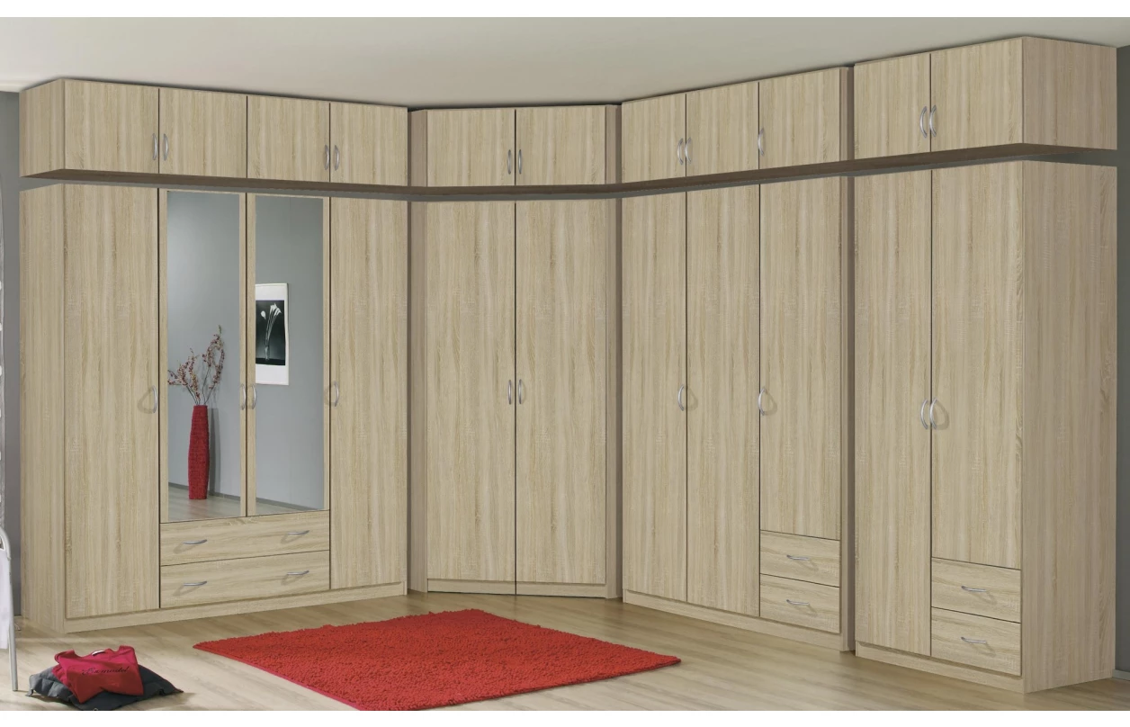 Skříňový nástavec Case, 91 cm, bílý