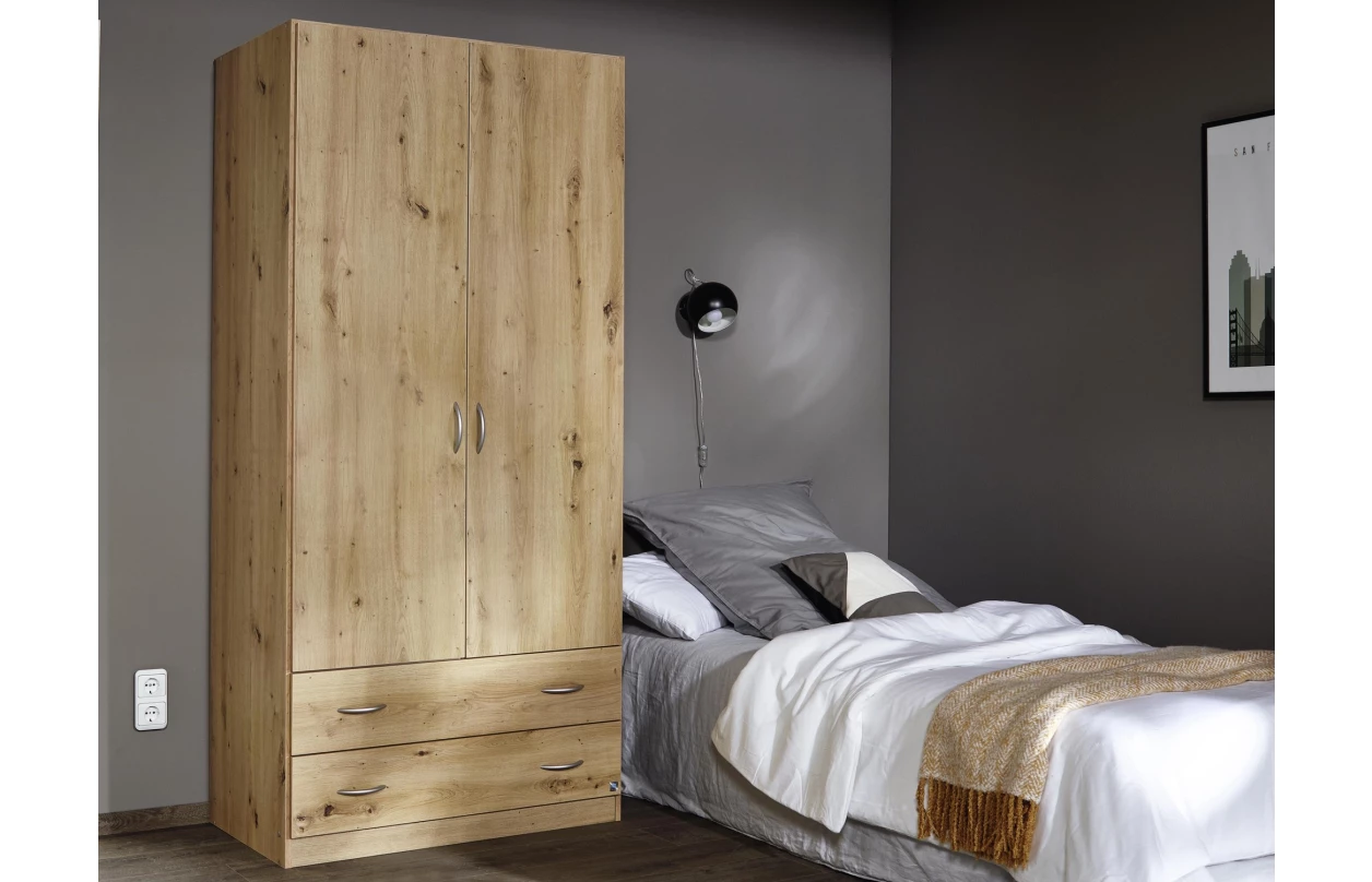 Skříňový nástavec Case, 136 cm, dub sonoma