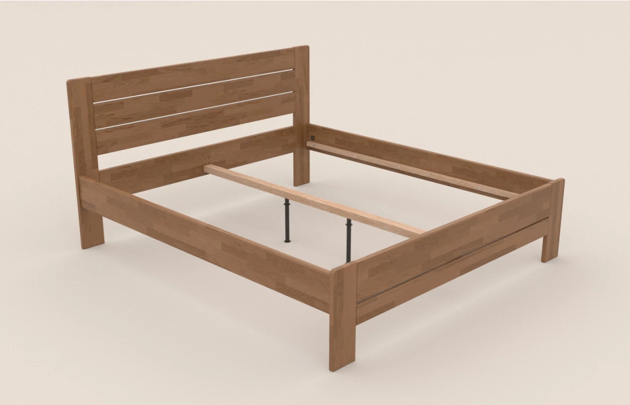 Postel Emilia 180x200 cm, přírodní buk