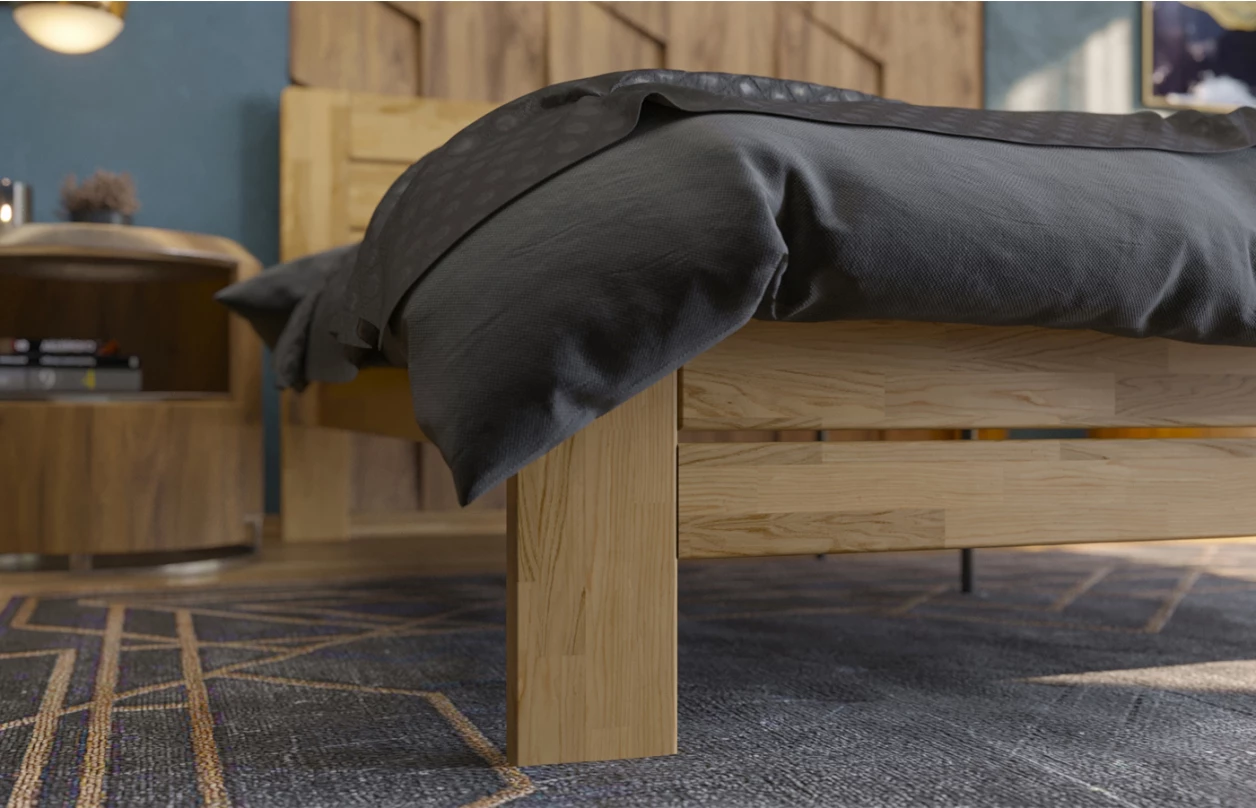 Postel Emilia 180x200 cm, přírodní buk