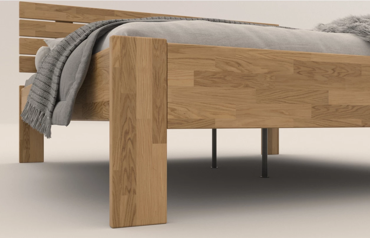 Postel Isolda 180x200 cm, šedý buk