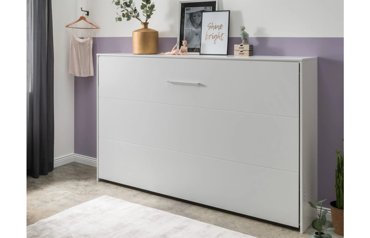 Sklápěcí postel Juist 120x200 cm, bílá