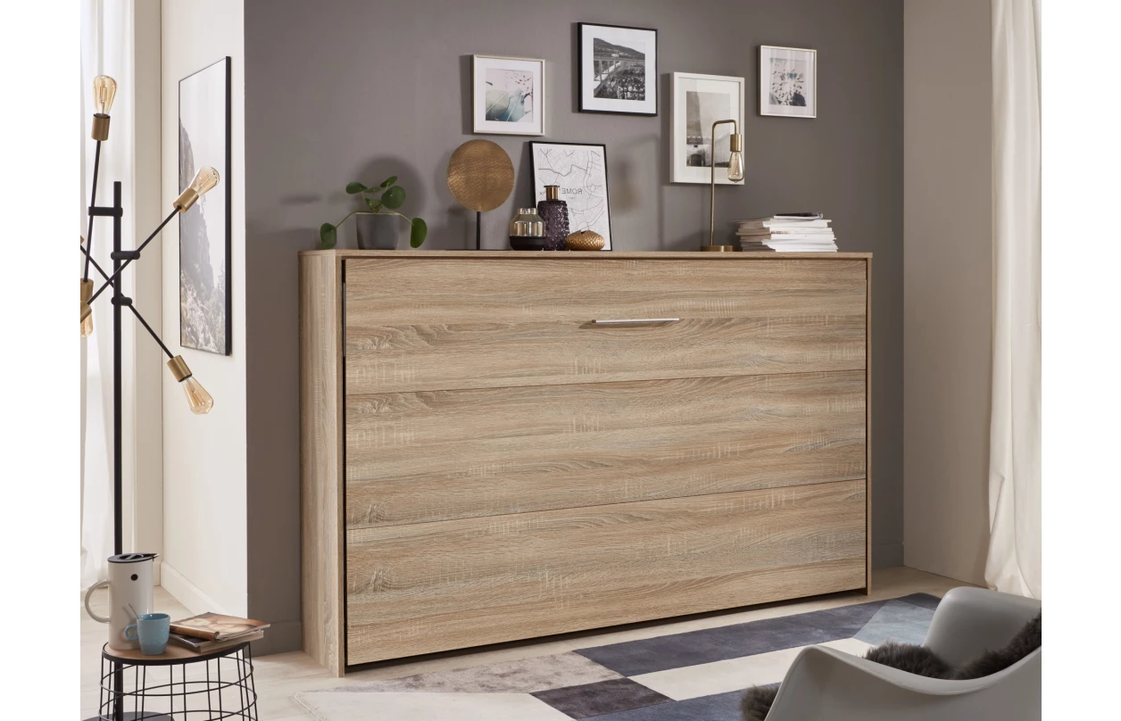 Sklápěcí postel Juist 120x200 cm, bílá