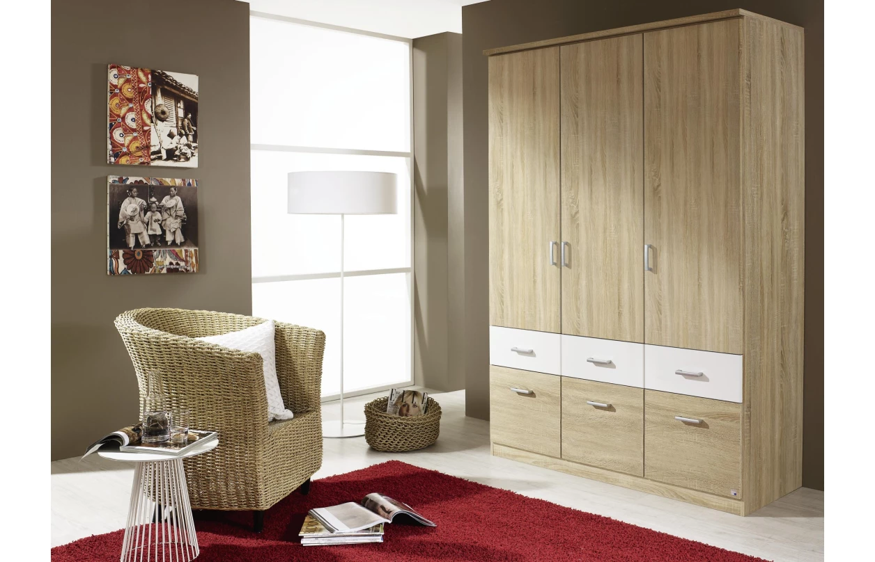 Skříňový nástavec Bremen, 91 cm, dub artisan/tmavě šedý