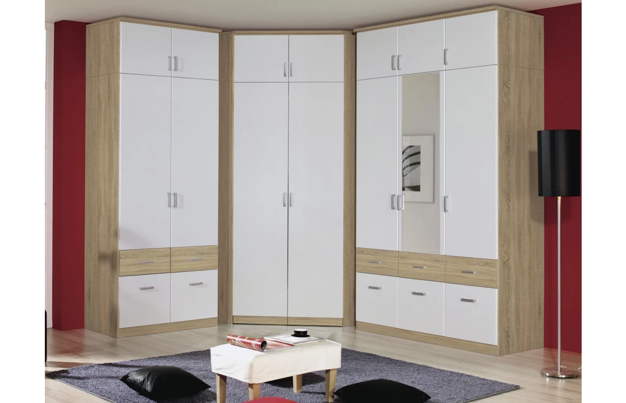 Skříňový nástavec Bremen, 136 cm, dub artisan/tmavě šedý