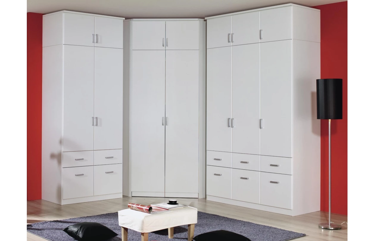 Skříňový nástavec Bremen, 136 cm, bílý