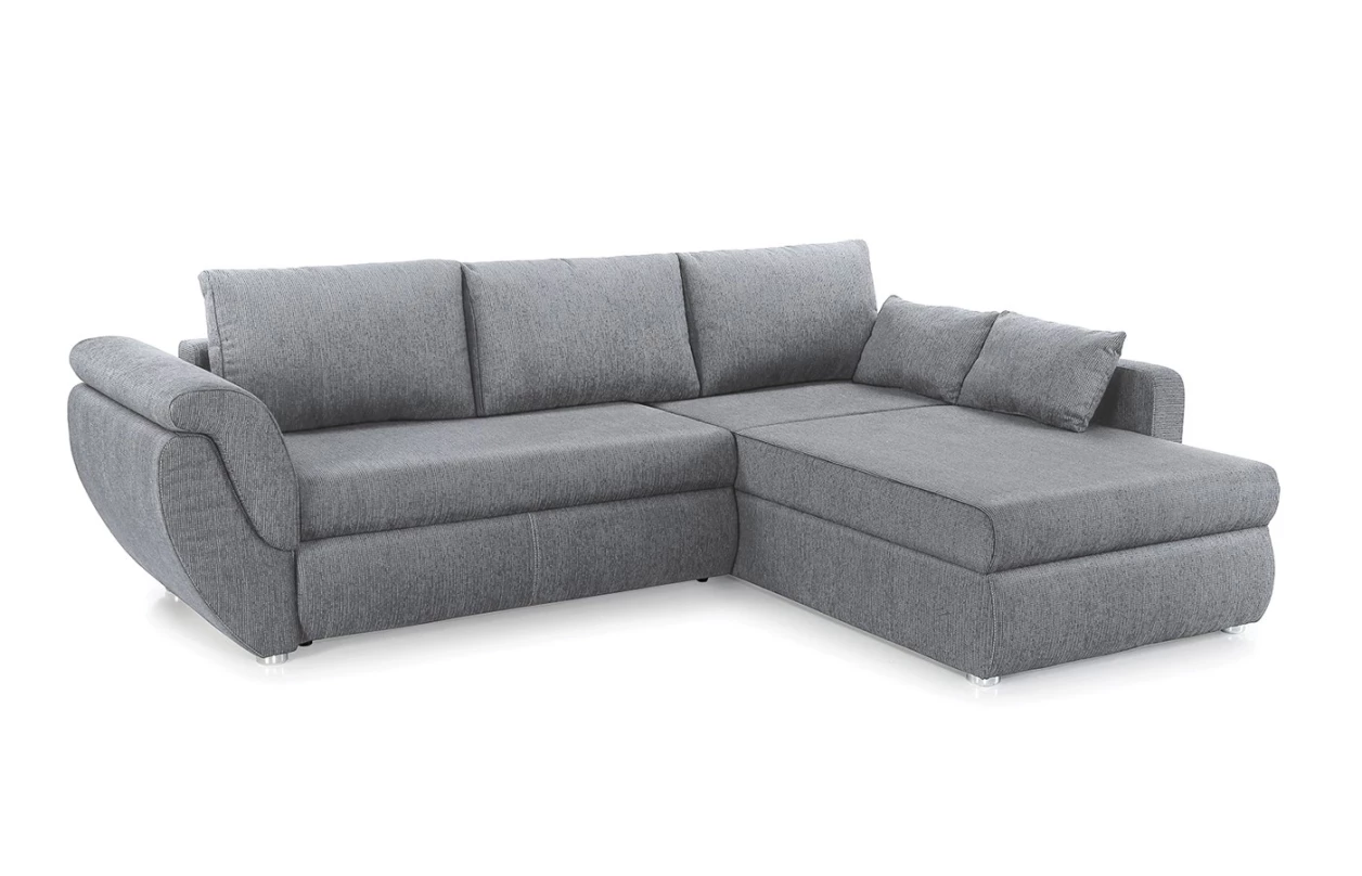 Rohová sedací souprava Torgau, šedá/světle šedá tkanina 1