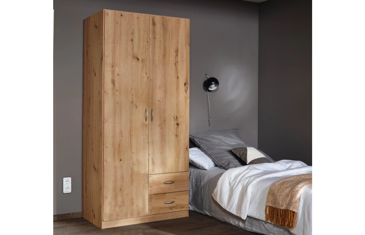 Skříňový nástavec Case, 91 cm, dub artisan