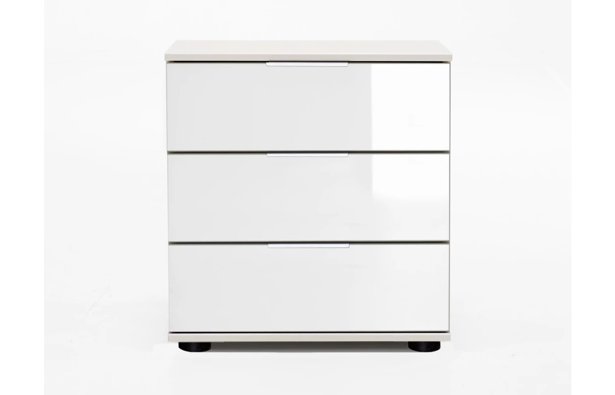 Rohová šatní skříň New York D, bílá/zrcadlo/osvětlení