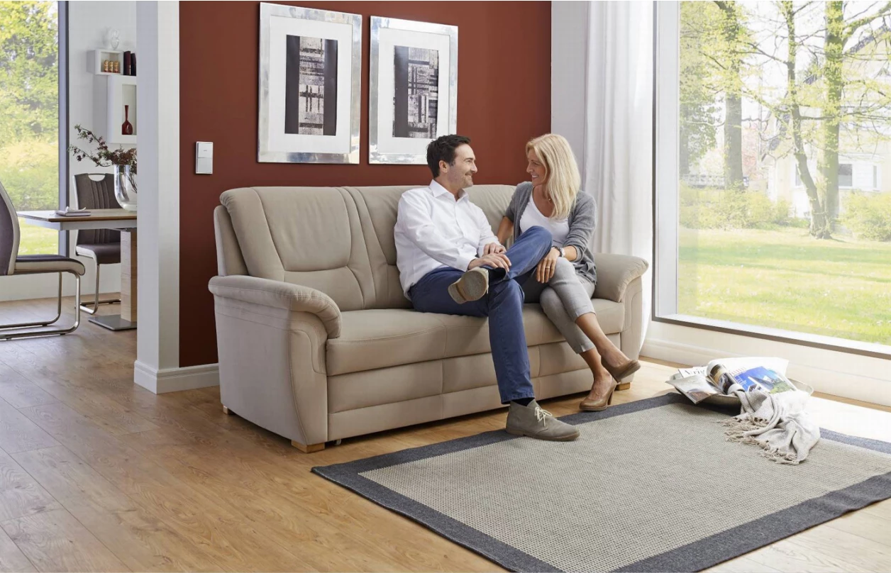 Sedací souprava Relaxness, tvar U, světle šedá látka, bez funkcí