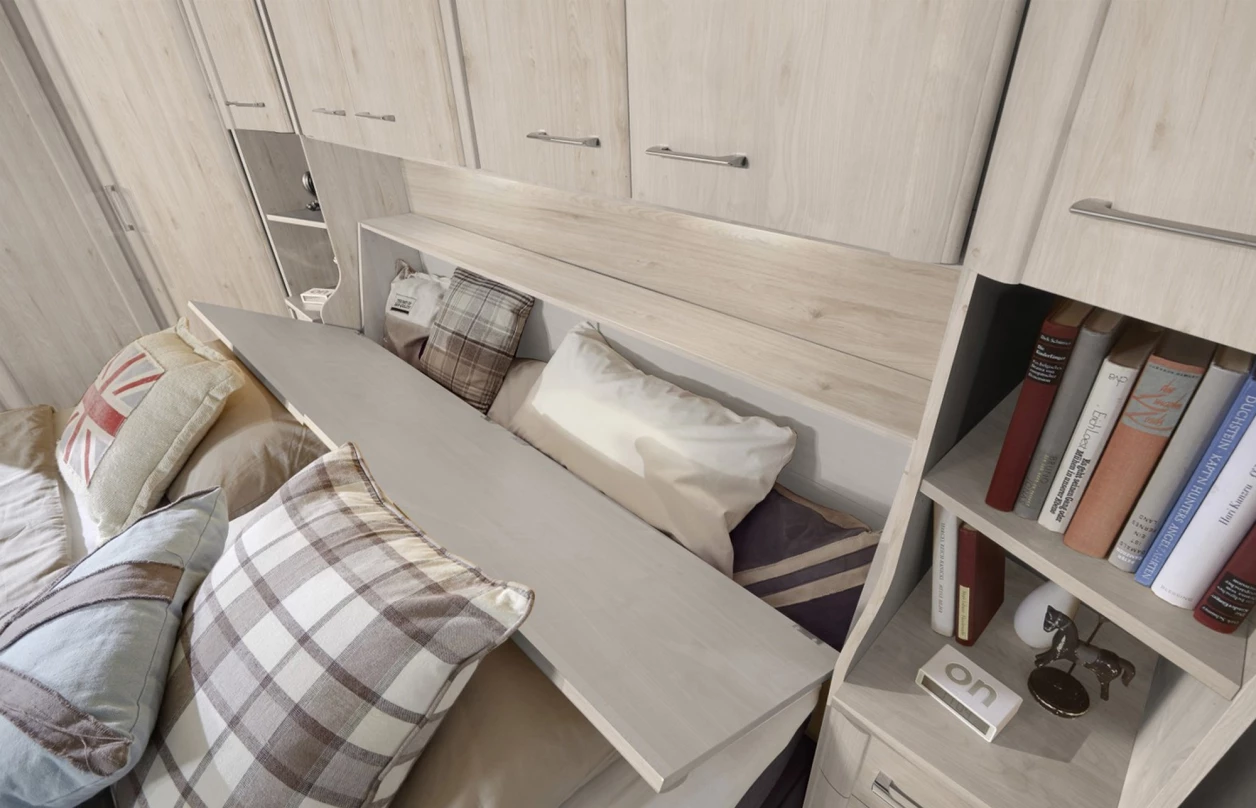 Set 4 ks bodové osvětlení pro horní lištu skříňového přemostění Luxor