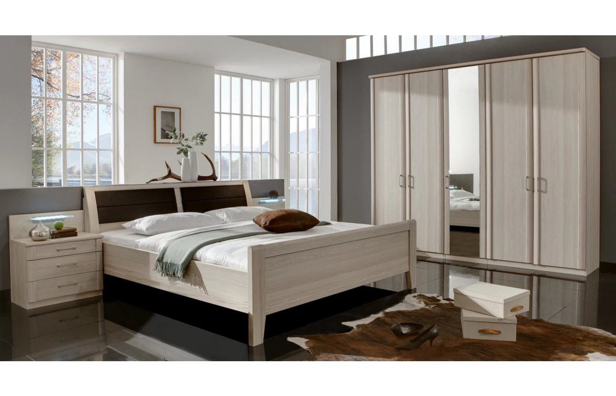 Set 4 ks bodové osvětlení pro horní lištu skříňového přemostění Luxor