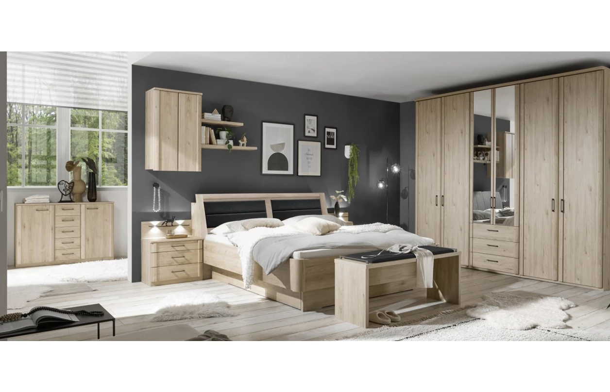 Set 4 ks bodové osvětlení pro horní lištu skříňového přemostění Luxor