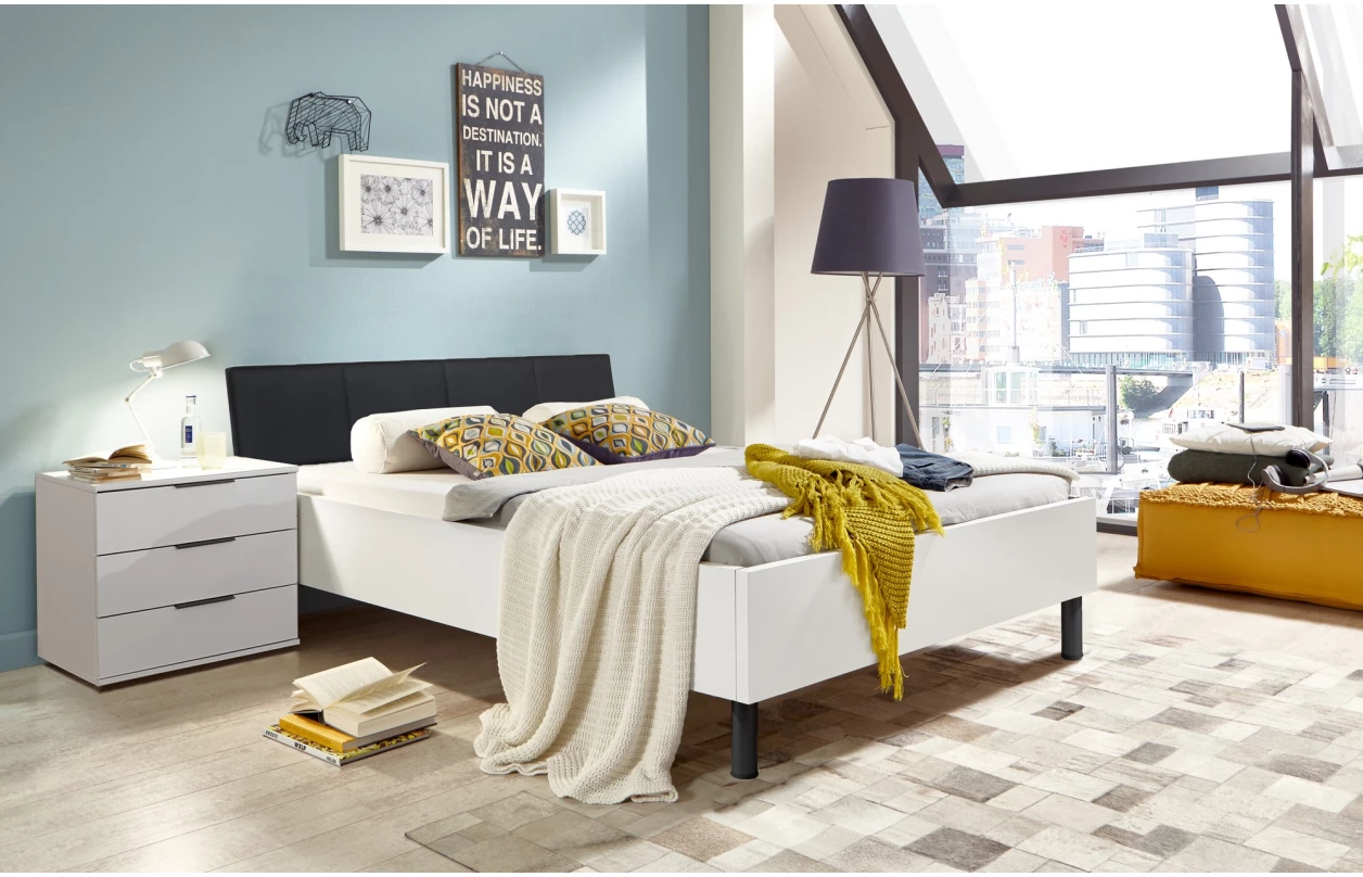 Šatní skříň Easy Plus, šířka 270 cm/extra výška 236 cm, grafit/sklo 2